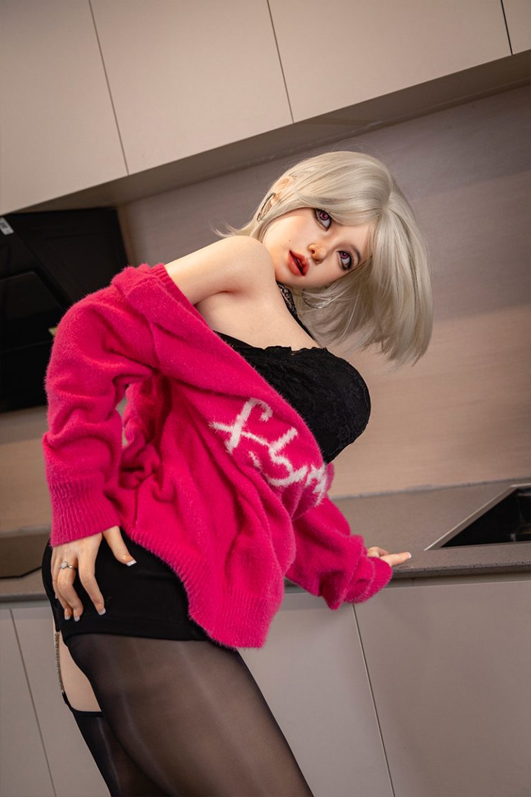Yuuri 165cm Full Size Love Doll Blonde Hair Hot Young Girl Silicone Doll (76)